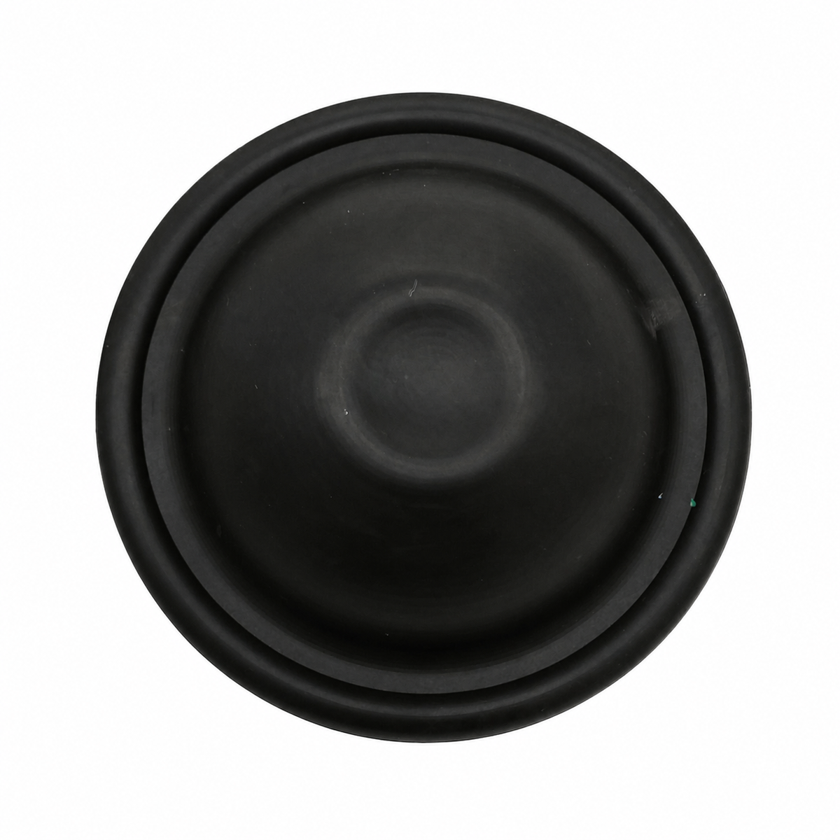 1800/34 pump membrane, single black molded component on a white background