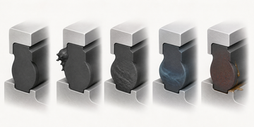 Conceptual seal cross-sections showing different surface and edge conditions