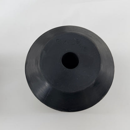 GA 9/16 in oil saver rubber, single black molded component on a white background.