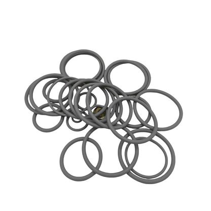 #20 BP3.SEC Redress Kit with gray seal rings and brass fitting on a white background
