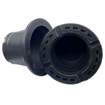 Black NC77 PIN BOX thread protector components on a white background.
