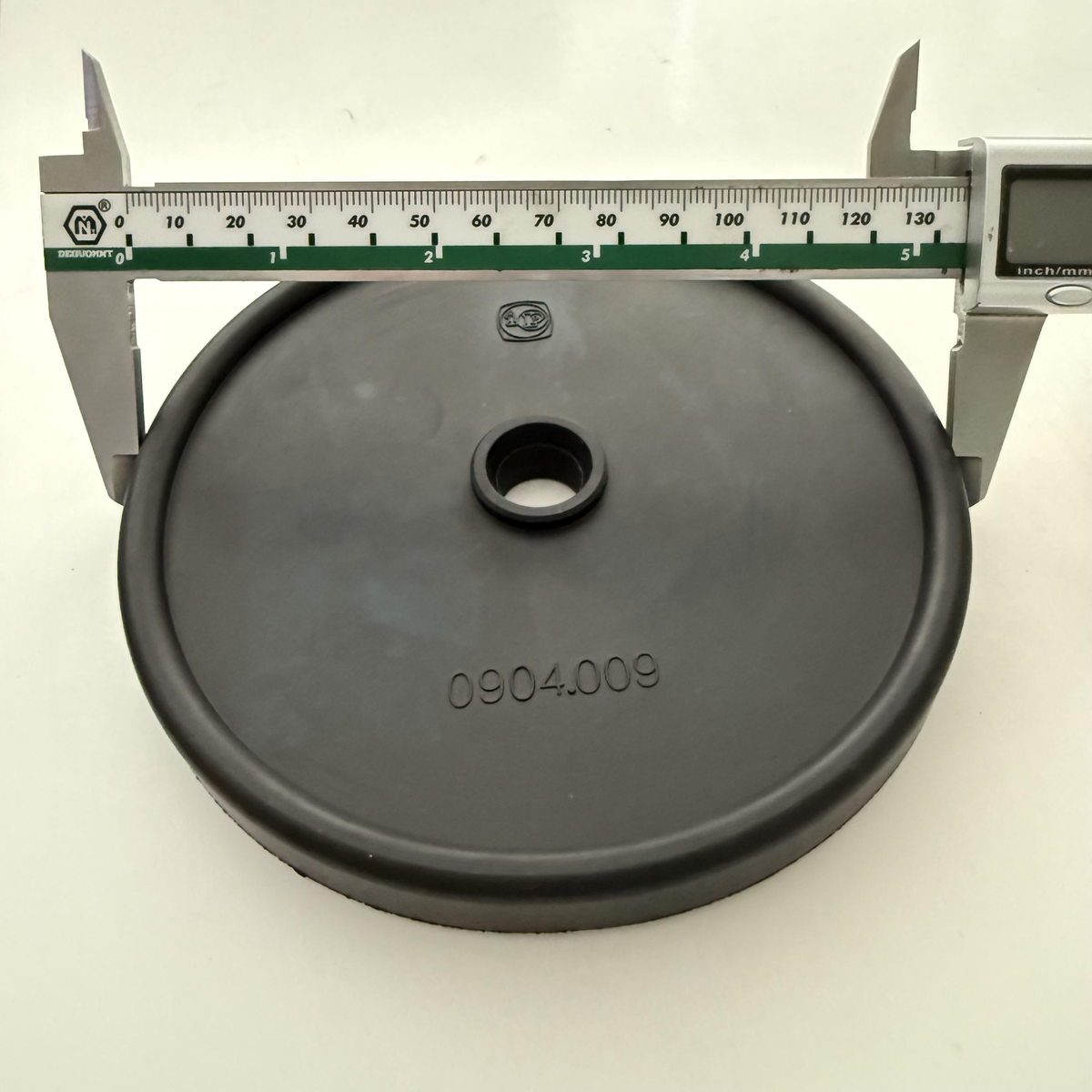 0904.009 pump membrane with clearly embossed model marking.