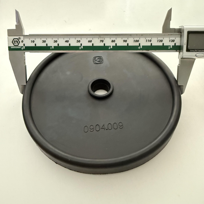 0904.009 pump membrane with clearly embossed model marking.