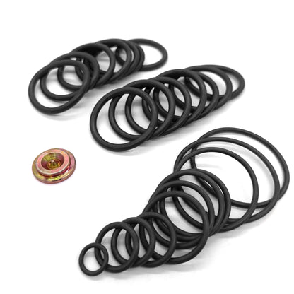 Royal Way #10 BP3.SEC redress kit molded seal rings and brass component arranged for identification