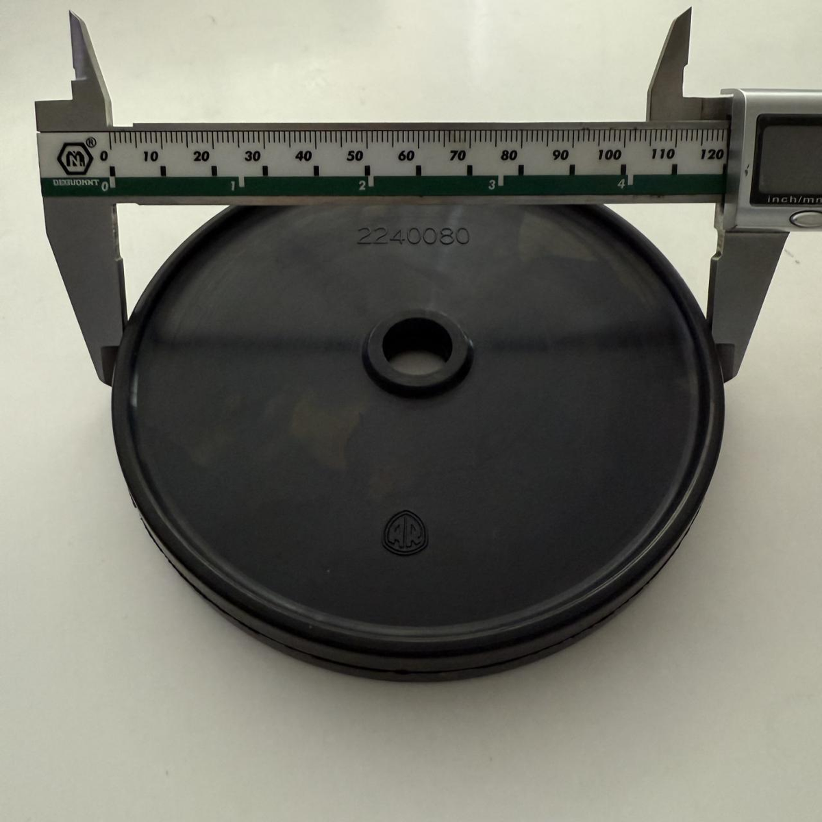 2240080 pump membrane with clearly embossed 224.0080 model marking.