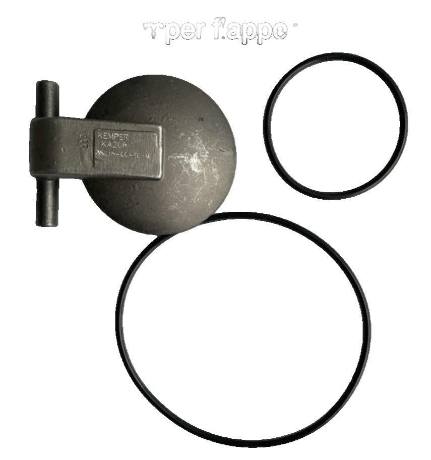 3 in Kemper-Style flapper valve repair kit components