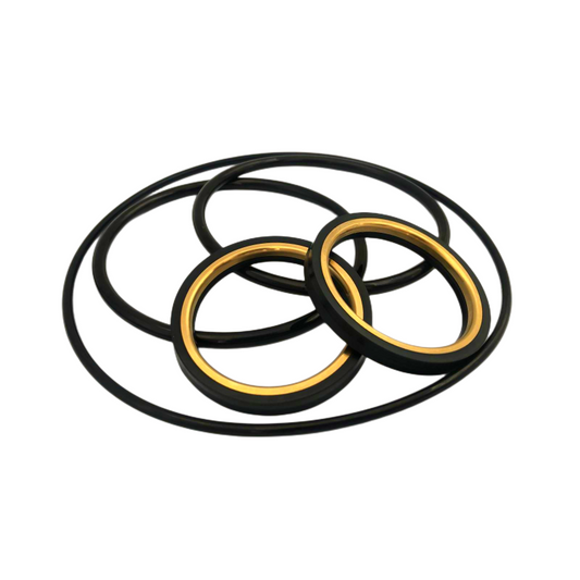 3 in plug valve soft seal kit with brass backup rings