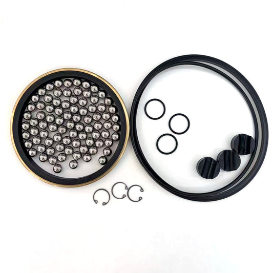 4 in 15K Kemper-style swivel joint repair kit with seal rings, steel balls and retaining components