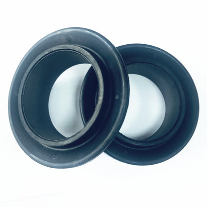Two 5-1/2 in V-type sand-service swab cups with metal core openings
