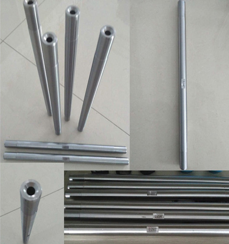Royal Way API wireline flow tubes shown in multiple lengths and finishes