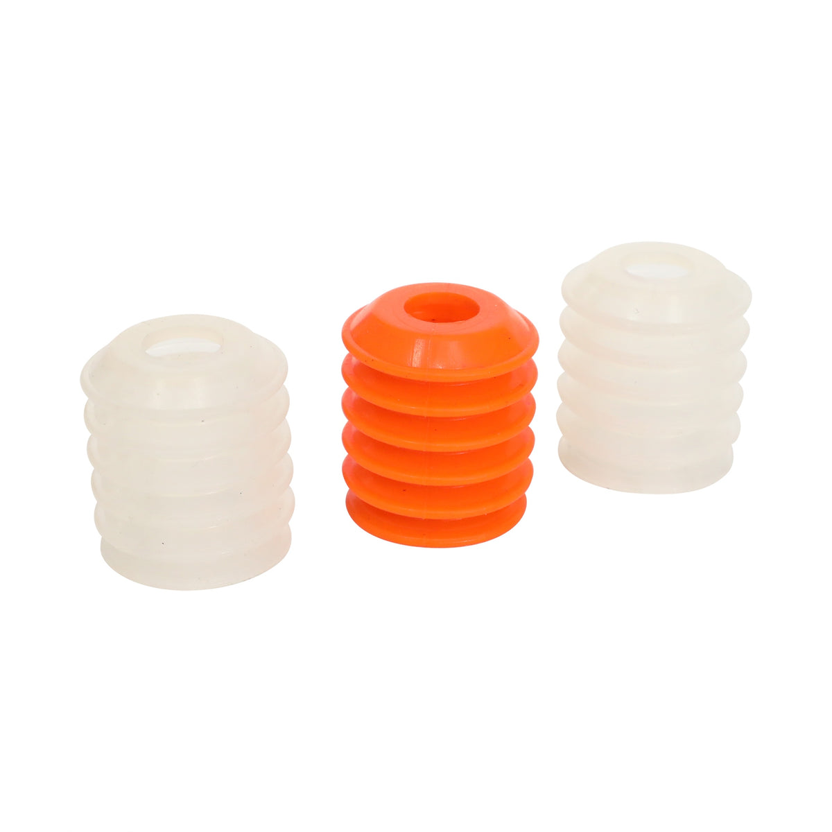 Corrugated molded rubber sleeve profile