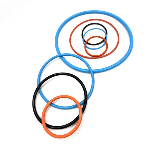 Custom molded rubber O-ring and sealing-ring examples