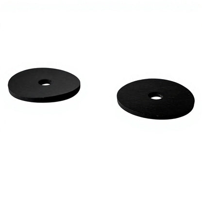 Custom flat rubber washers with center holes
