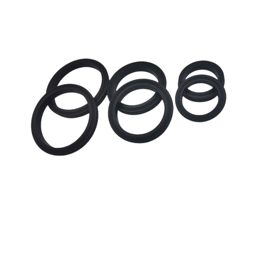 Representative black hammer union sealing ring profiles