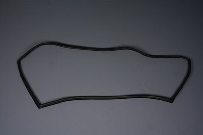 Custom molded rubber perimeter seal with an irregular rectangular profile