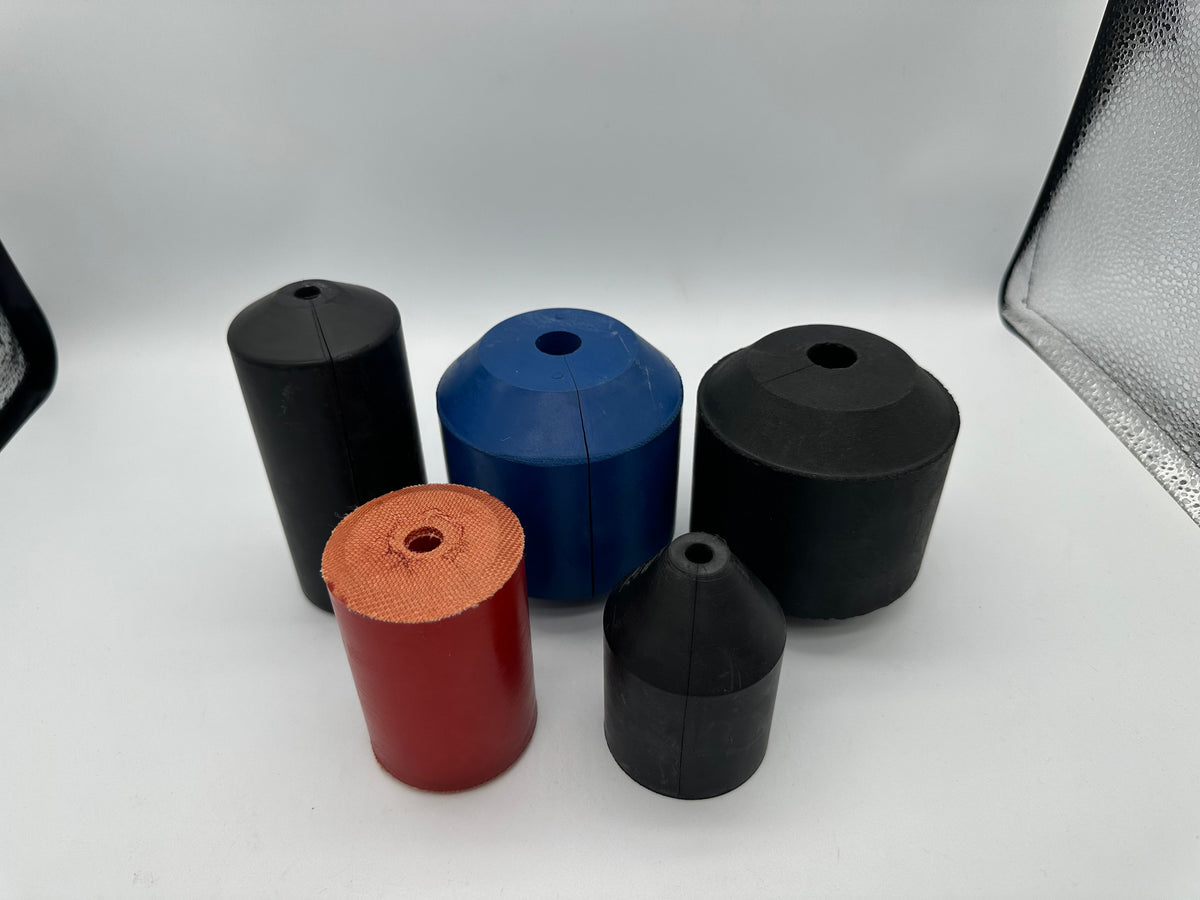 Custom rubber bushing profiles