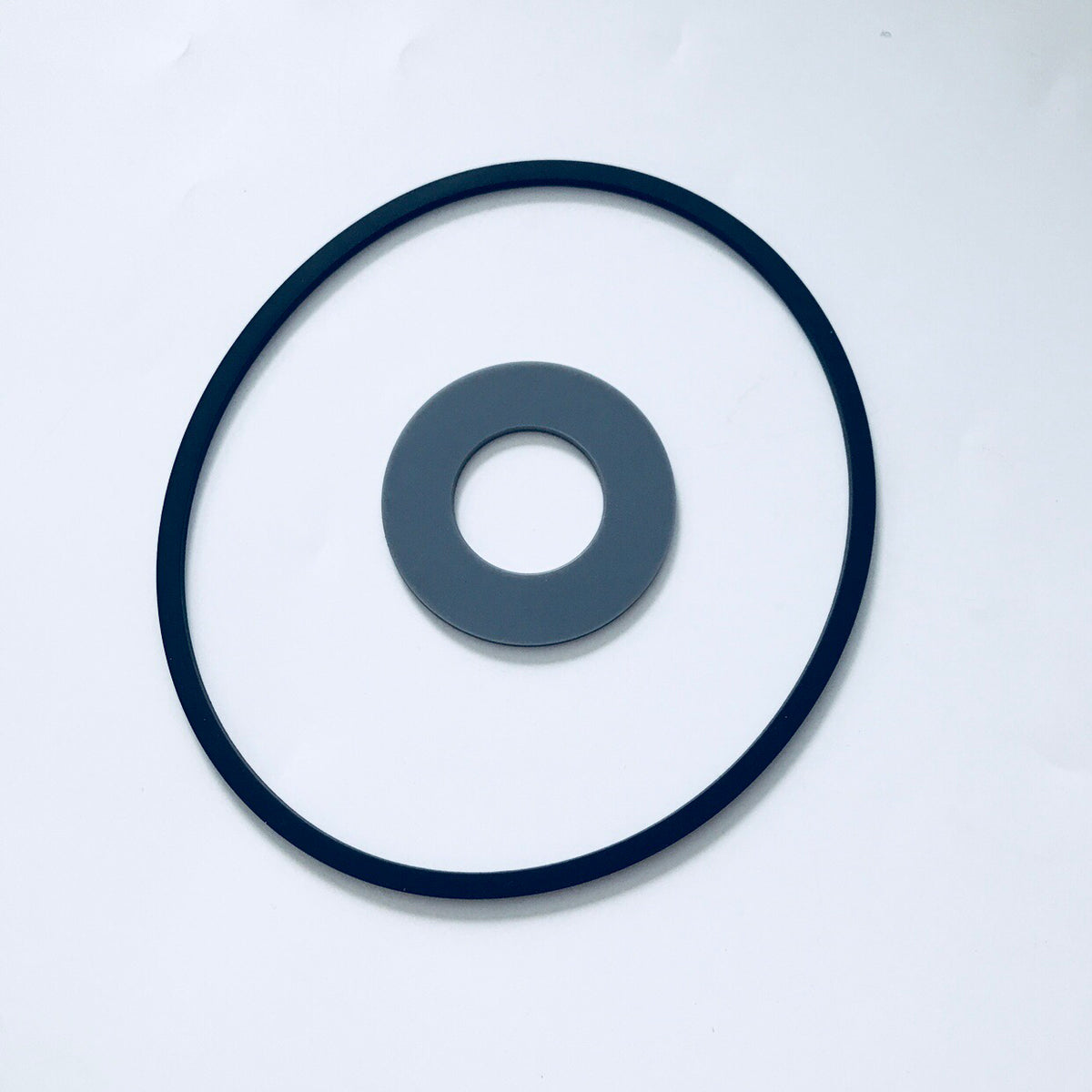 Molded rubber gasket and sealing washer profiles