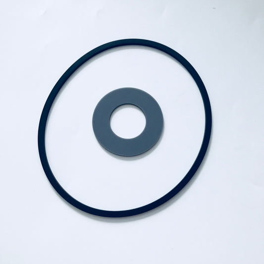 Molded rubber gasket and sealing washer profiles