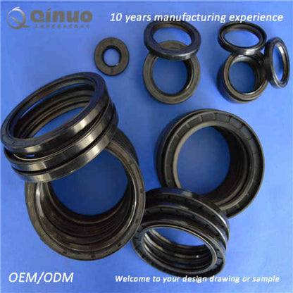 Custom rubber oil seal examples for drawing or sample based supply