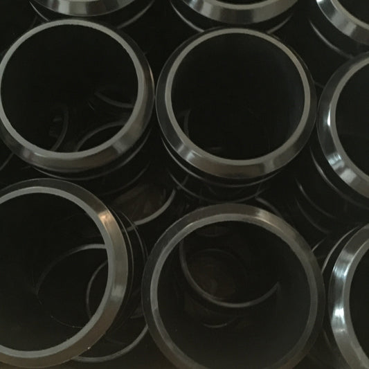 Custom rubber packer element profile