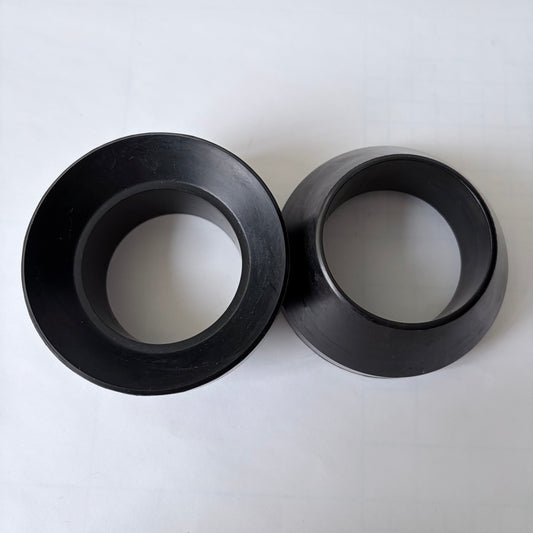Custom rubber packer element profile