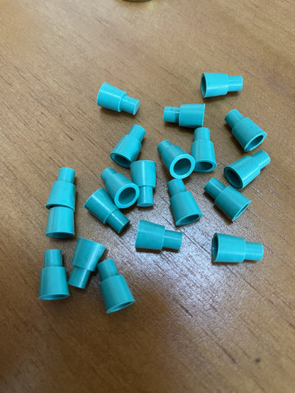 Custom rubber plug examples in stepped hollow profiles