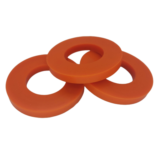 Custom molded washer profile