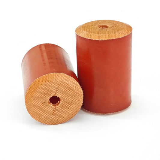 Custom wireline cleaner and oil saver rubber examples for line and head configurations