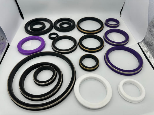 Hammer union and flowline seal ring examples in varied profiles