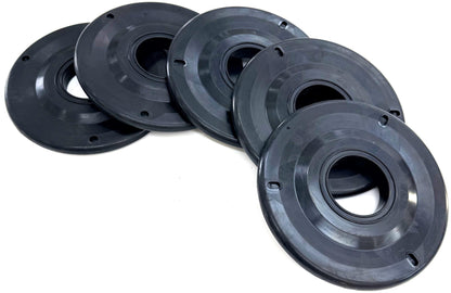 Royal Way nine-inch flat pipe wipers shown in a molded rubber family detail