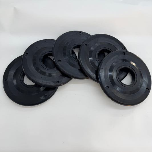 Molded rubber swivel-joint seal ring