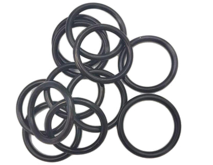 Tool trap shaft kit sealing rings on a white background