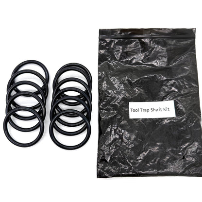 Tool Trap Shaft redress-kit seal rings beside a labeled bag on a white background